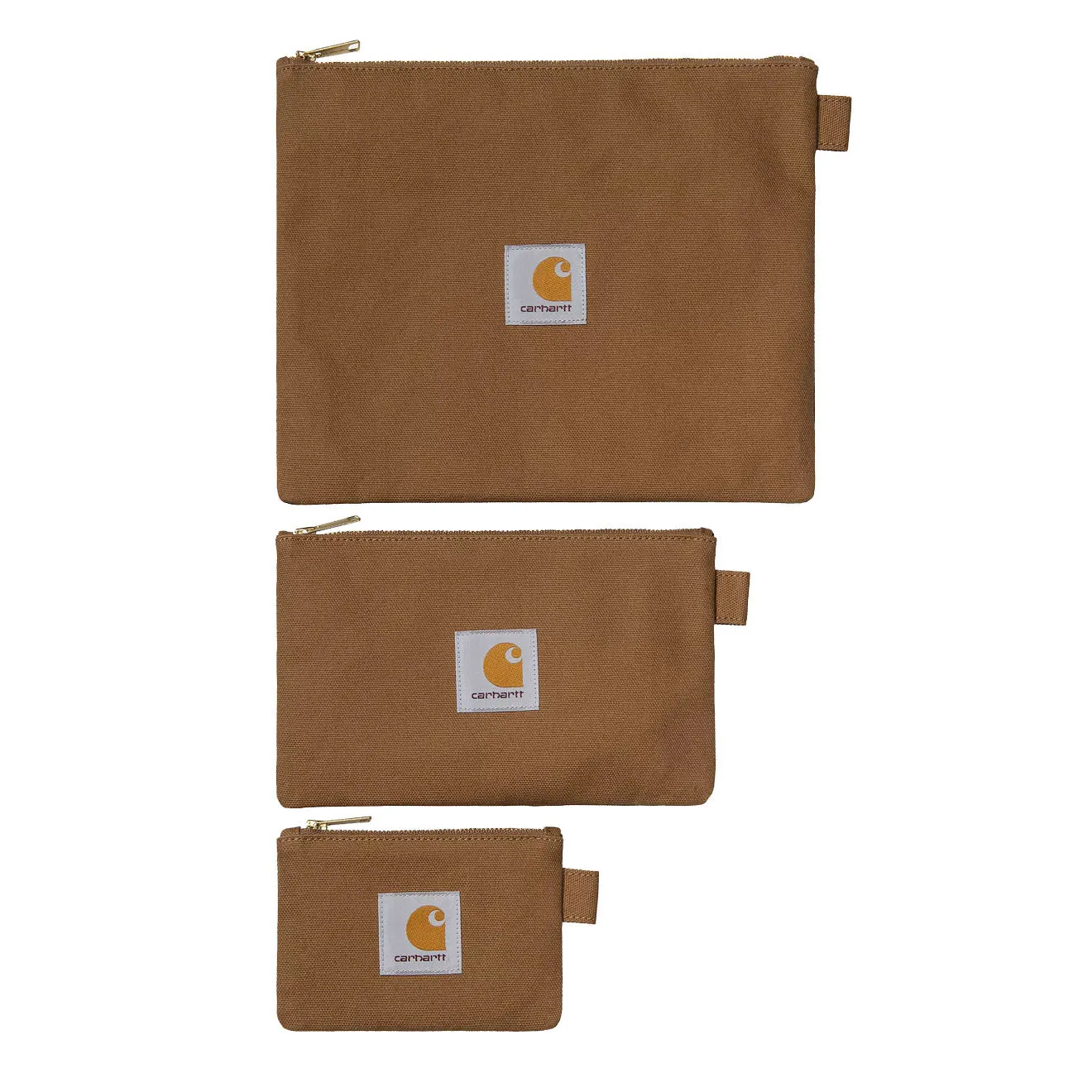 Accessoires Carhartt WIP - Ensemble de pochettes en toile pour hommes Carhartt WIP - Marron Hamilton