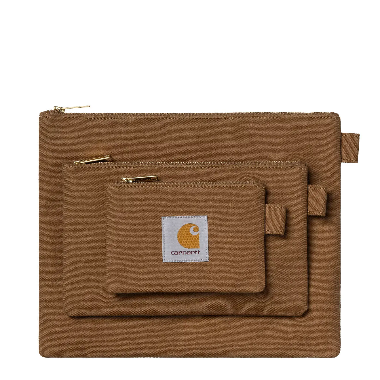 Accessoires Carhartt WIP - Ensemble de pochettes en toile pour hommes Carhartt WIP - Marron Hamilton