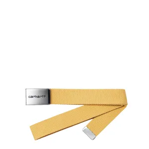 Accessories Carhartt Wipaccessories Men Carhartt WIP Clip Belt Chrome Air Yellow