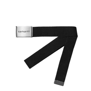 Accessories Carhartt Wipaccessories Men Carhartt WIP Clip Belt Chrome Black