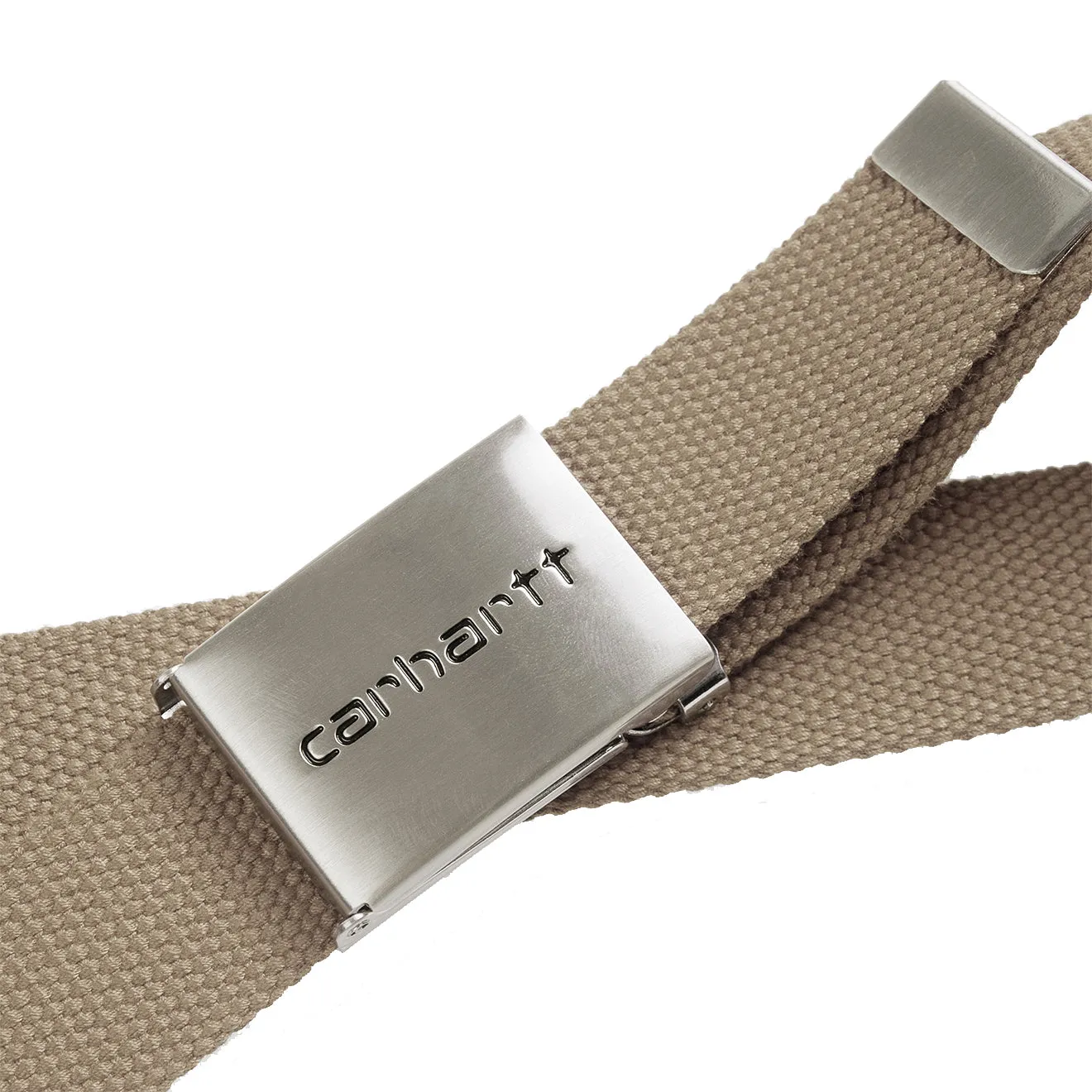 Accessoires Carhartt WIP pour hommes - Ceinture à clip en cuir Carhartt WIP