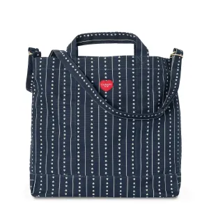 Accessories Carhartt Wipaccessories Men Carhartt WIP Drewe Tote Big Heart C Pinstripe / Ink / Natural