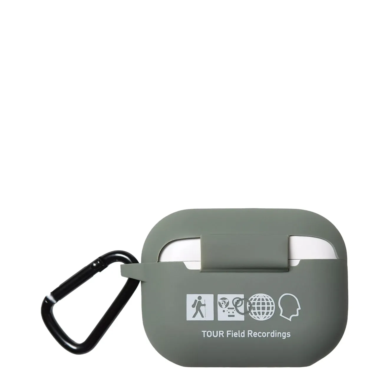 Accessoires Carhartt WIP pour Homme - Étui Carhartt WIP Tour pour AirPods - Vert Fumé / Gris