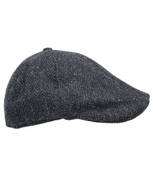 Accessories Heather Hats Heather Mallaig Harris Tweed Duckbill 6 Piece Cap