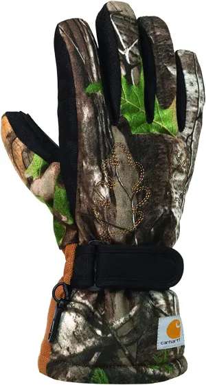 Accessories_Carhartt_Accessories Boys' Storm Defender Insulated Camo Gauntlett Glove