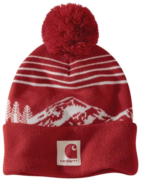 Accessoires_Carhartt_Bonnet en tricot à pompon montagne