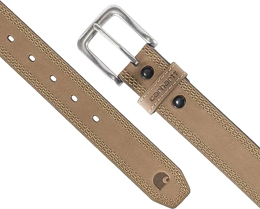 Accessoires_Carhartt_Accessoires Ceinture en cuir à triple couture