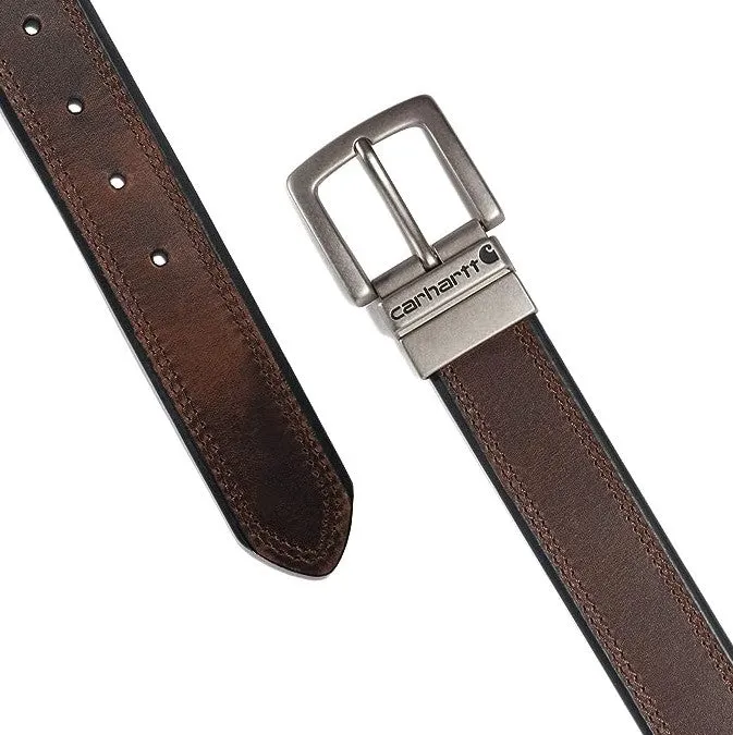 Accessoires_Carhartt_Accessoires Ceinture réversible en cuir à finition huilée
