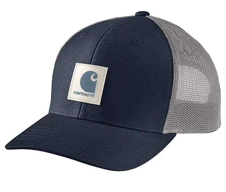 Accessoires_Carhartt_Accessoires Casquette robuste en sergé flexible avec mesh au dos et patch logo
