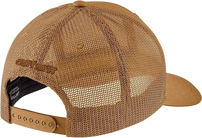 Accessoires_Carhartt_Accessoires Casquette robuste en sergé flexible avec mesh au dos et patch logo