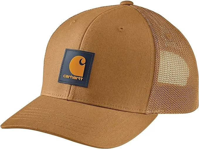 Accessoires_Carhartt_Accessoires Casquette robuste en sergé flexible avec mesh au dos et patch logo