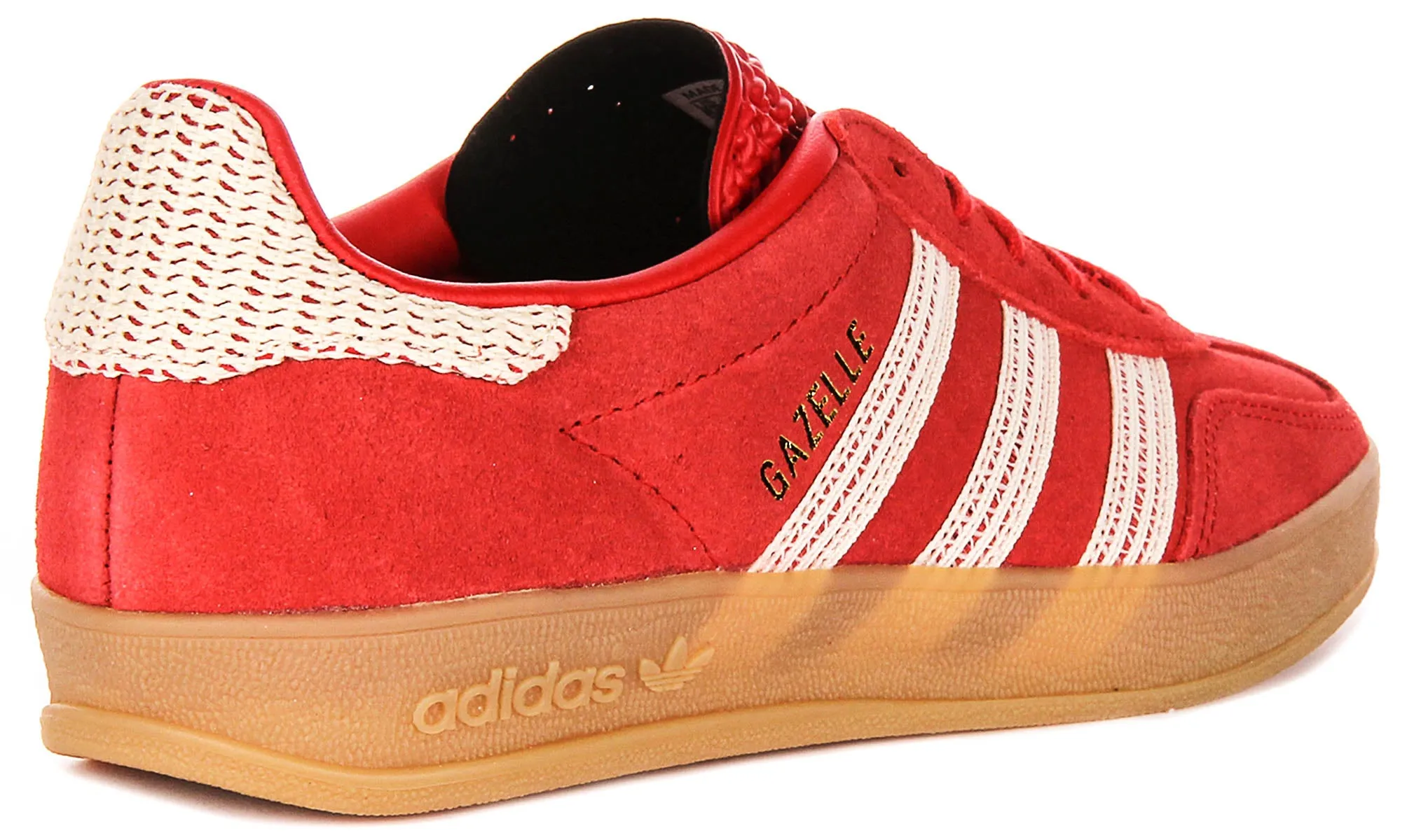 Adidas Gazelle Indoor En Rouge Blanc Pour Femme Chaussures Adidas