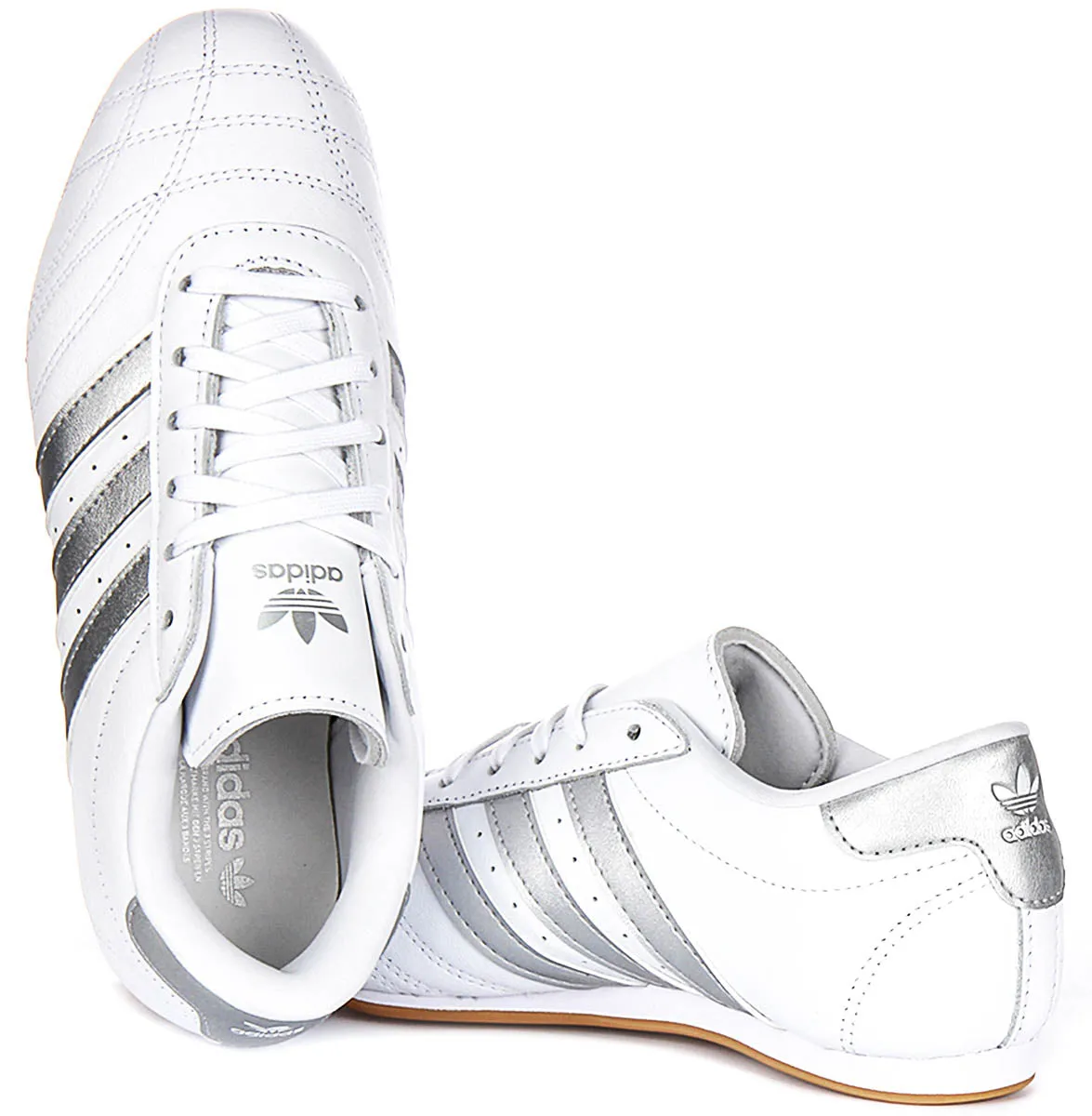 Adidas Taekwondo en blanc argenté pour femmes Chaussures Adidas