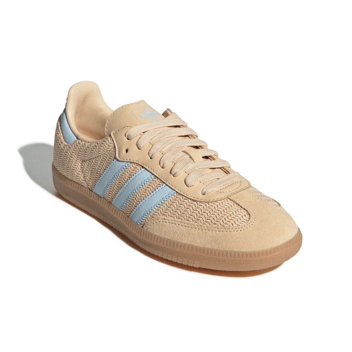 Adidas Femme Samba OG Noir de Base/Strata Sable/Turquoise Clair Chaussures Adidas