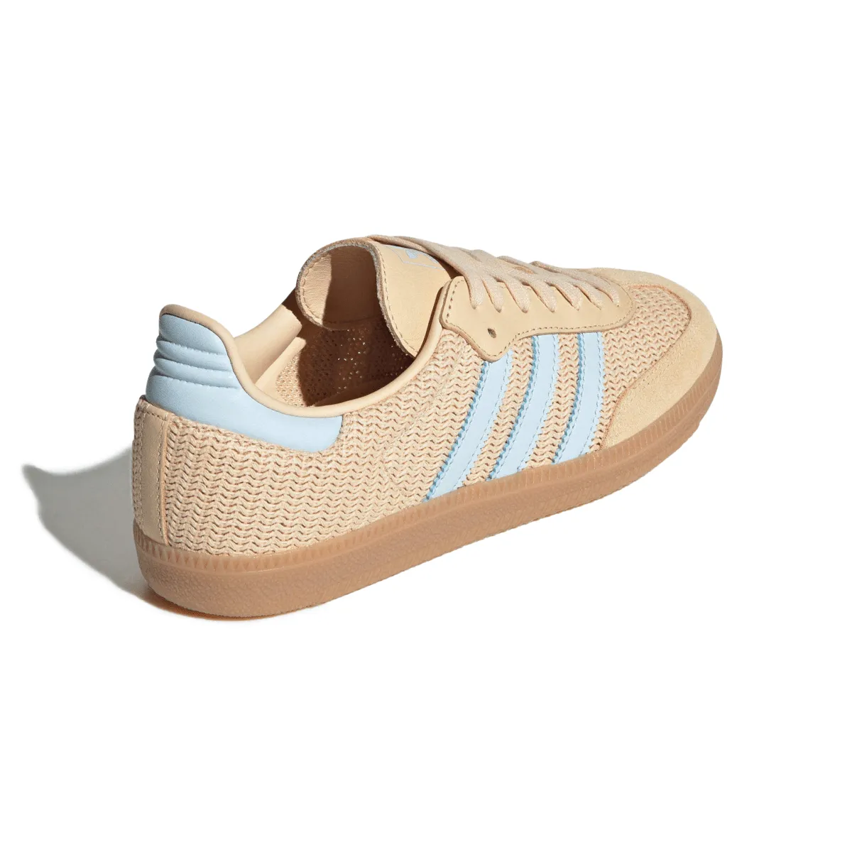 Adidas Femme Samba OG Noir de Base/Strata Sable/Tinte Ciel