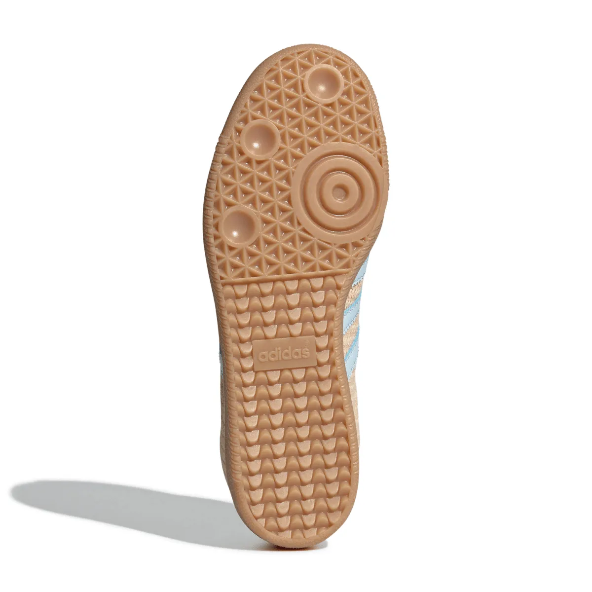Adidas Femme Samba OG Noir de Base/Strata Sable/Tinte Ciel