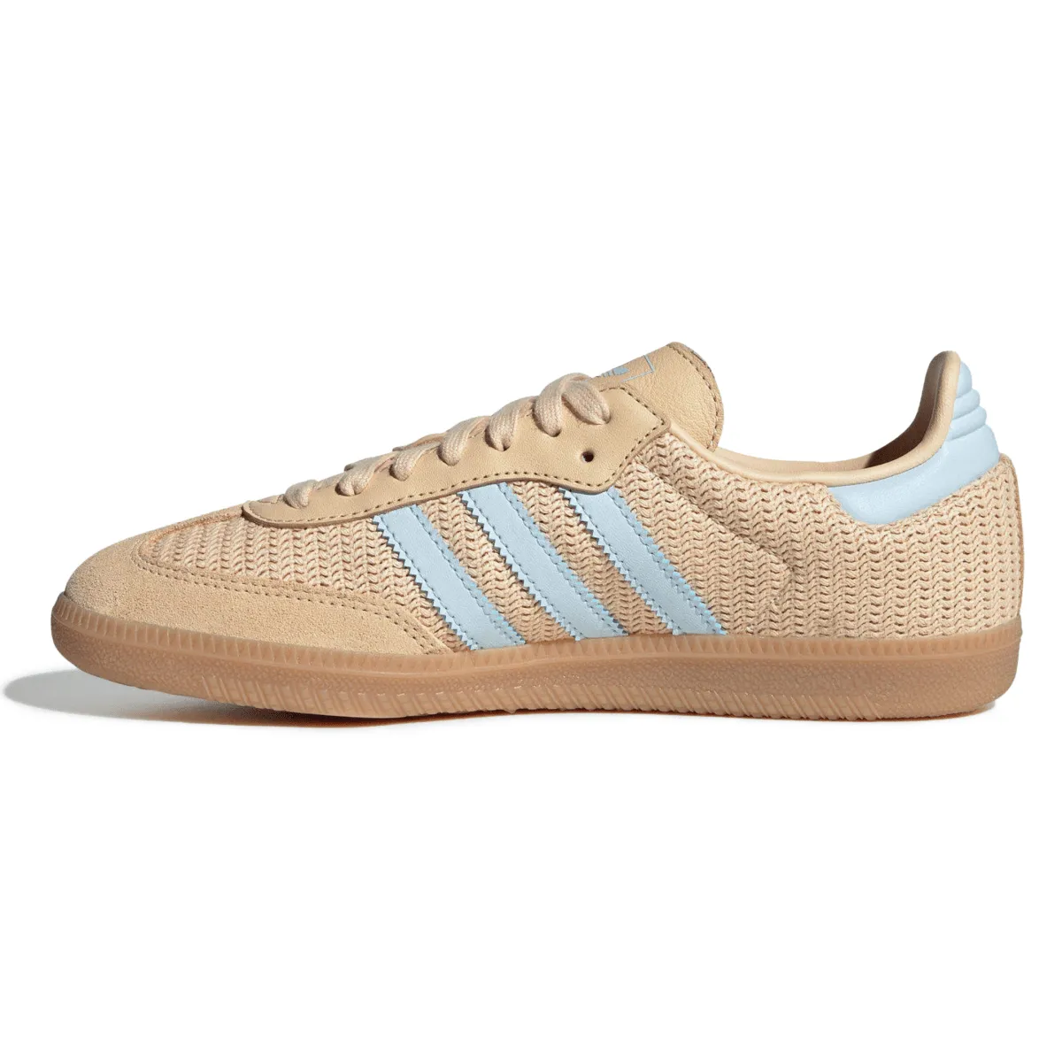 Adidas Femme Samba OG Noir de Base/Strata Sable/Tinte Ciel