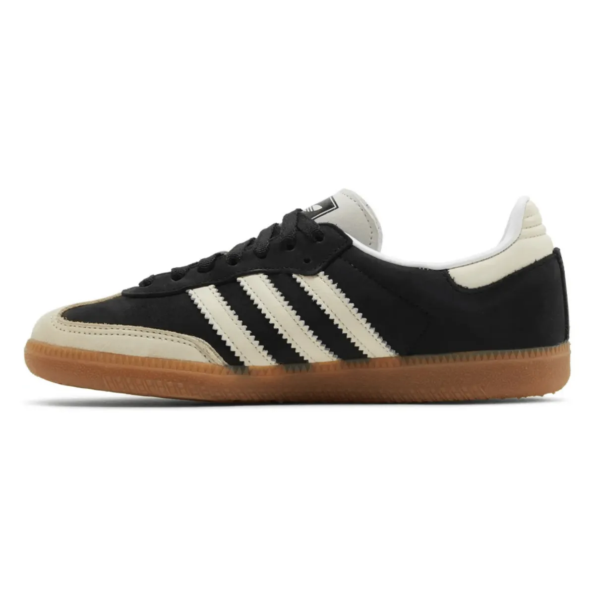Adidas Femme Samba OG Noir Fondamental/Blanc Merveille/Argent Métallisé Chaussures Adidas