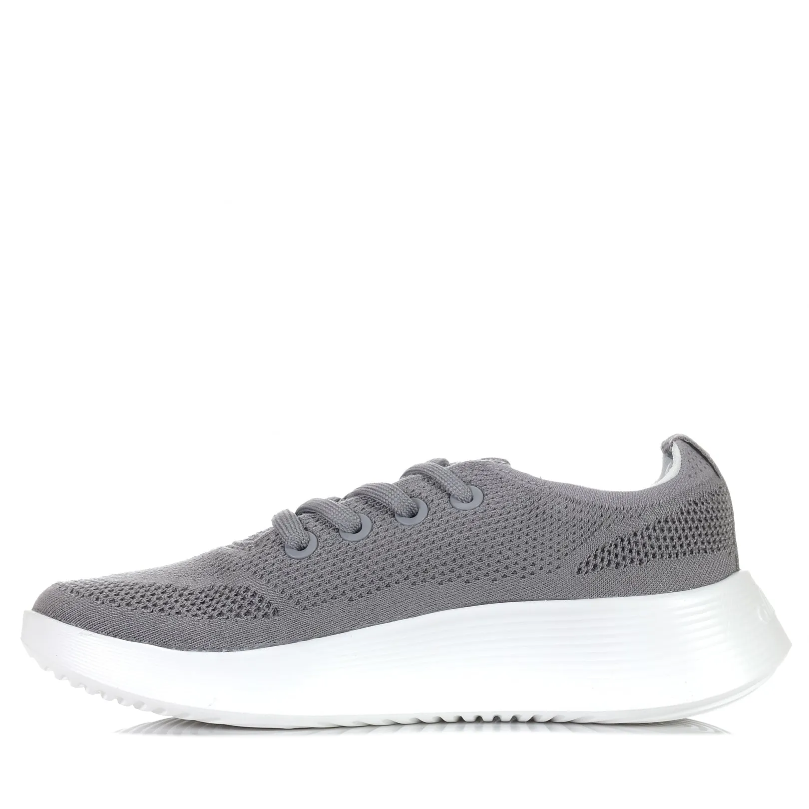 Allbirds Chaussures de Course Tree Runner Femme Gris Moyen