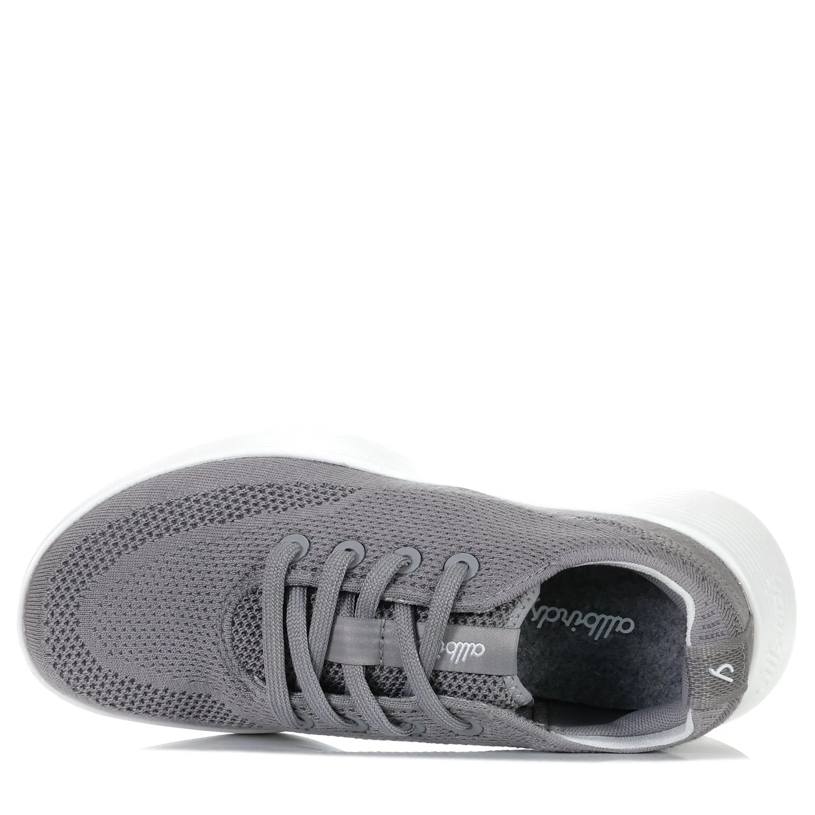 Allbirds Chaussures de Course Tree Runner Femme Gris Moyen