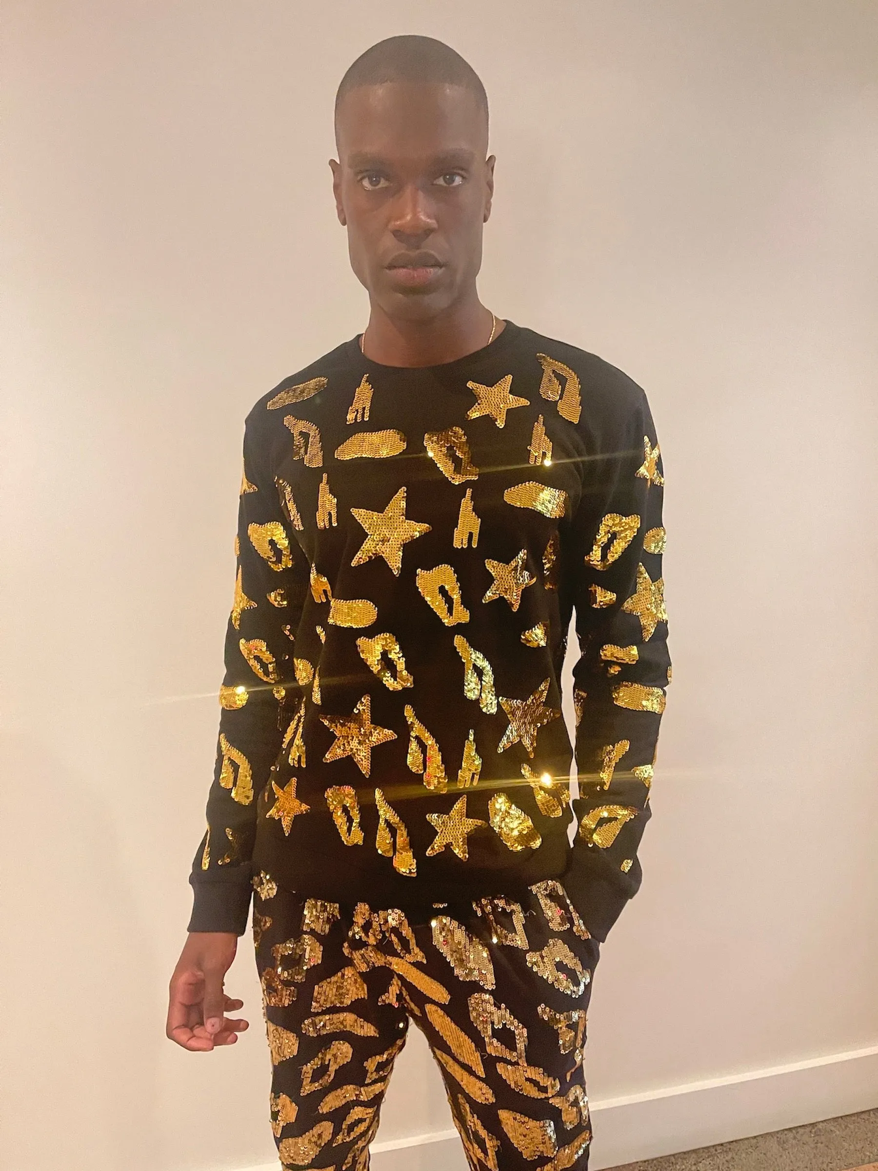 Sweat à capuche léopard étoilé pour hommes Any Old Iron