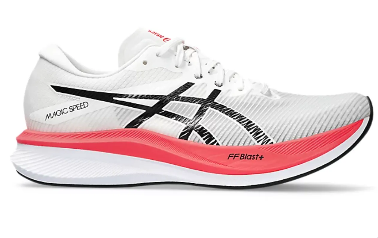 Asics Magic Speed 3 pour Homme - Noir/Blanc (1011B703-100) Asics - Chaussures de Course