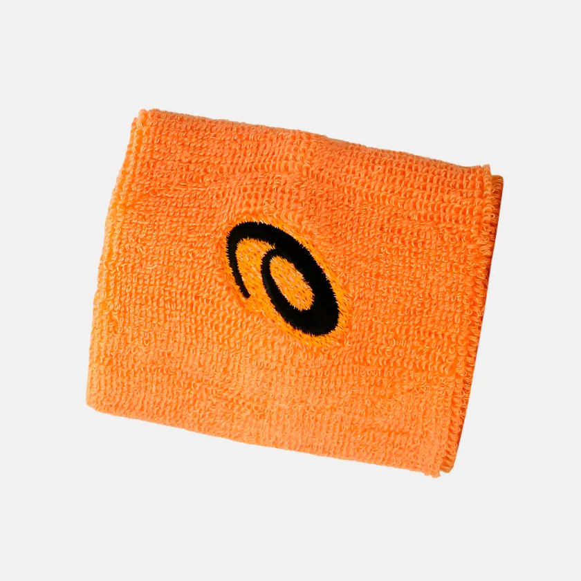 Bandeau de poignet de tennis unisexe Asics - Jaune sécurité/Orange délavé Chaussures Asics