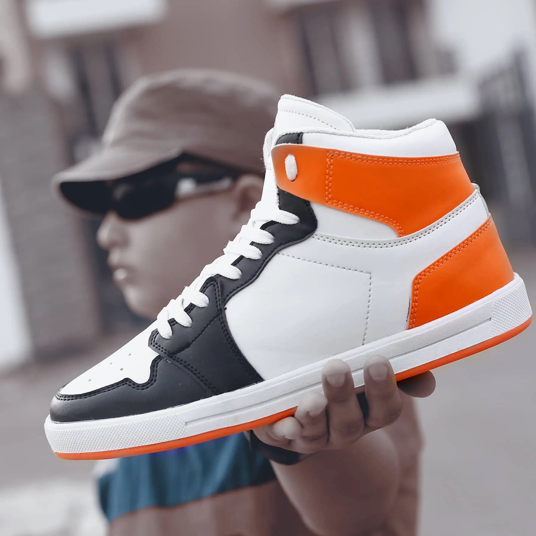 Bacca Bucci Chaussures de Sport à Haute Tige à Talon Plat pour Garçons ou Filles Style Streetwear (Âge : 8 Ans à 12 Ans)