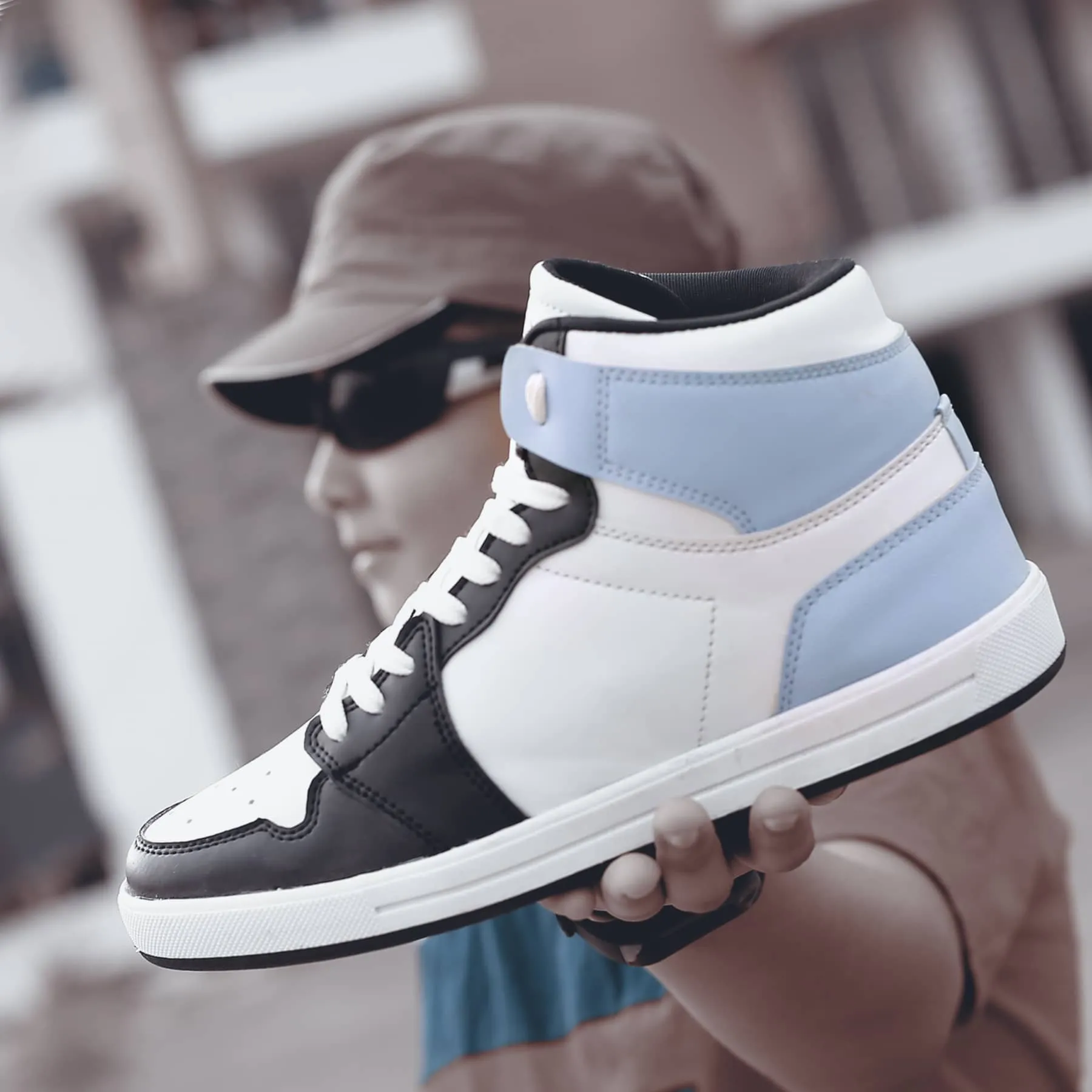 Bacca Bucci Chaussures de Sport à Haute Tige à Talon Plat pour Garçons ou Filles Style Streetwear (Âge : 8 Ans à 12 Ans)