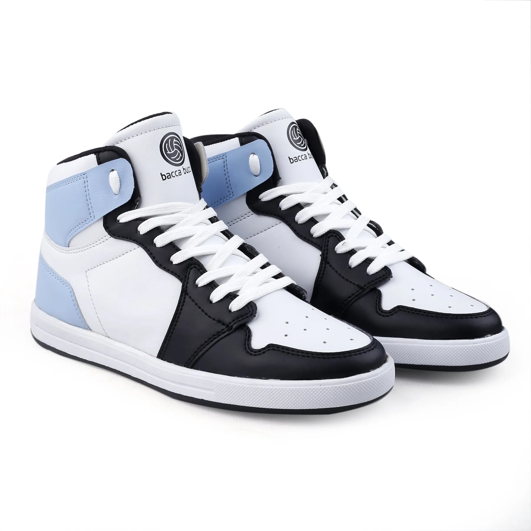 Bacca Bucci Chaussures de Sport à Haute Tige à Talon Plat pour Garçons ou Filles Style Streetwear (Âge : 8 Ans à 12 Ans)