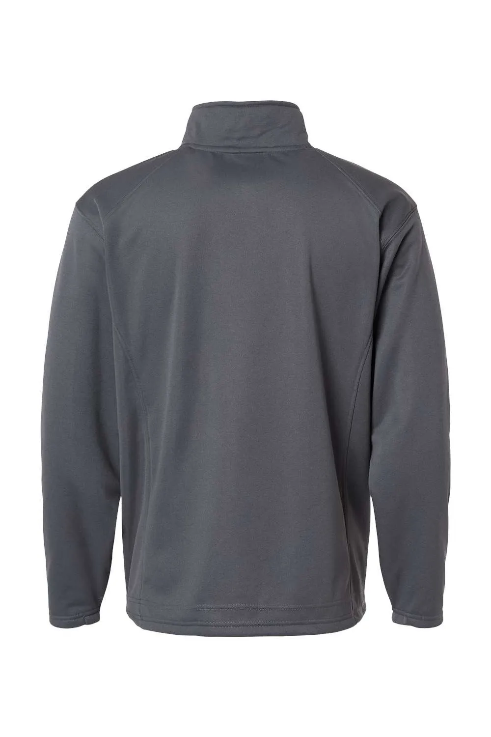 Pull molletonné 1/4 zip pour hommes Badger avec poches et évacuation de l'humidité - Gris graphite