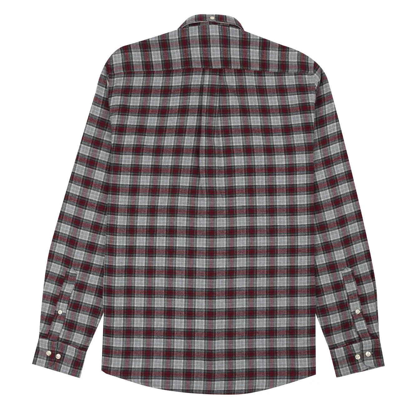 Barbour Alderton Chemise Sur Mesure Gris Chiné