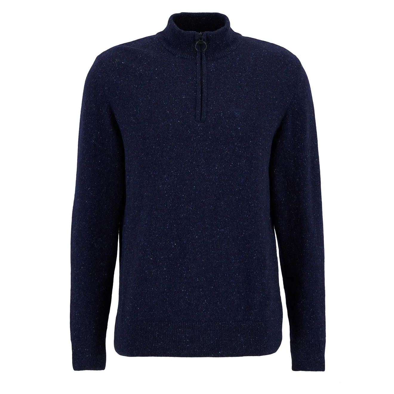 Barbour Essential Tisbury Pull à mi-zippe Tricoté Marine Vêtements Barbour