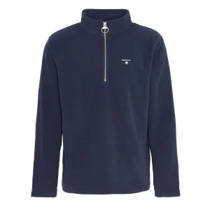 Barbour Essentials Half Zip Fleece Navy Clothing Barbour