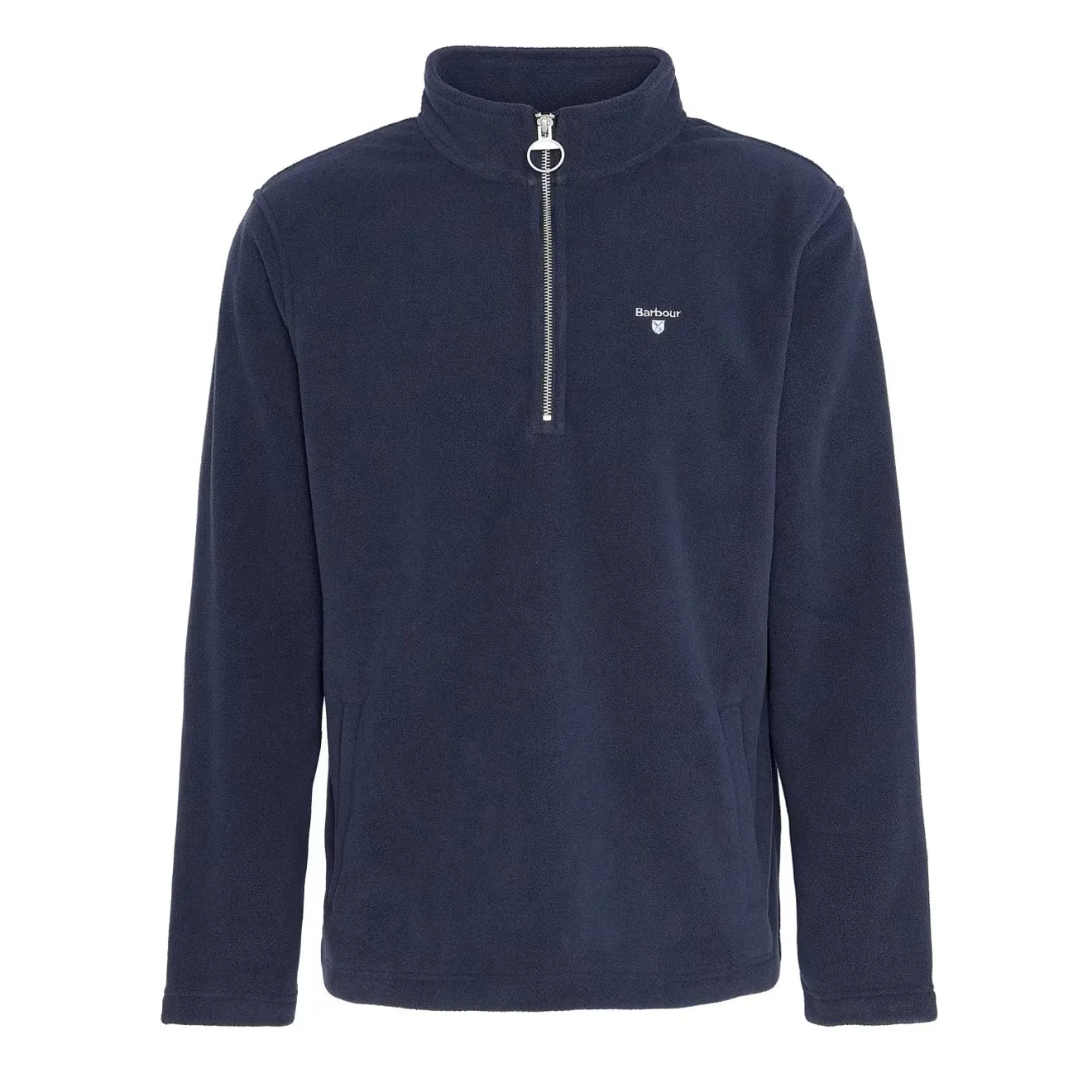 Barbour Essentials Pull à mi-zip en polaire Marine Vêtements Barbour