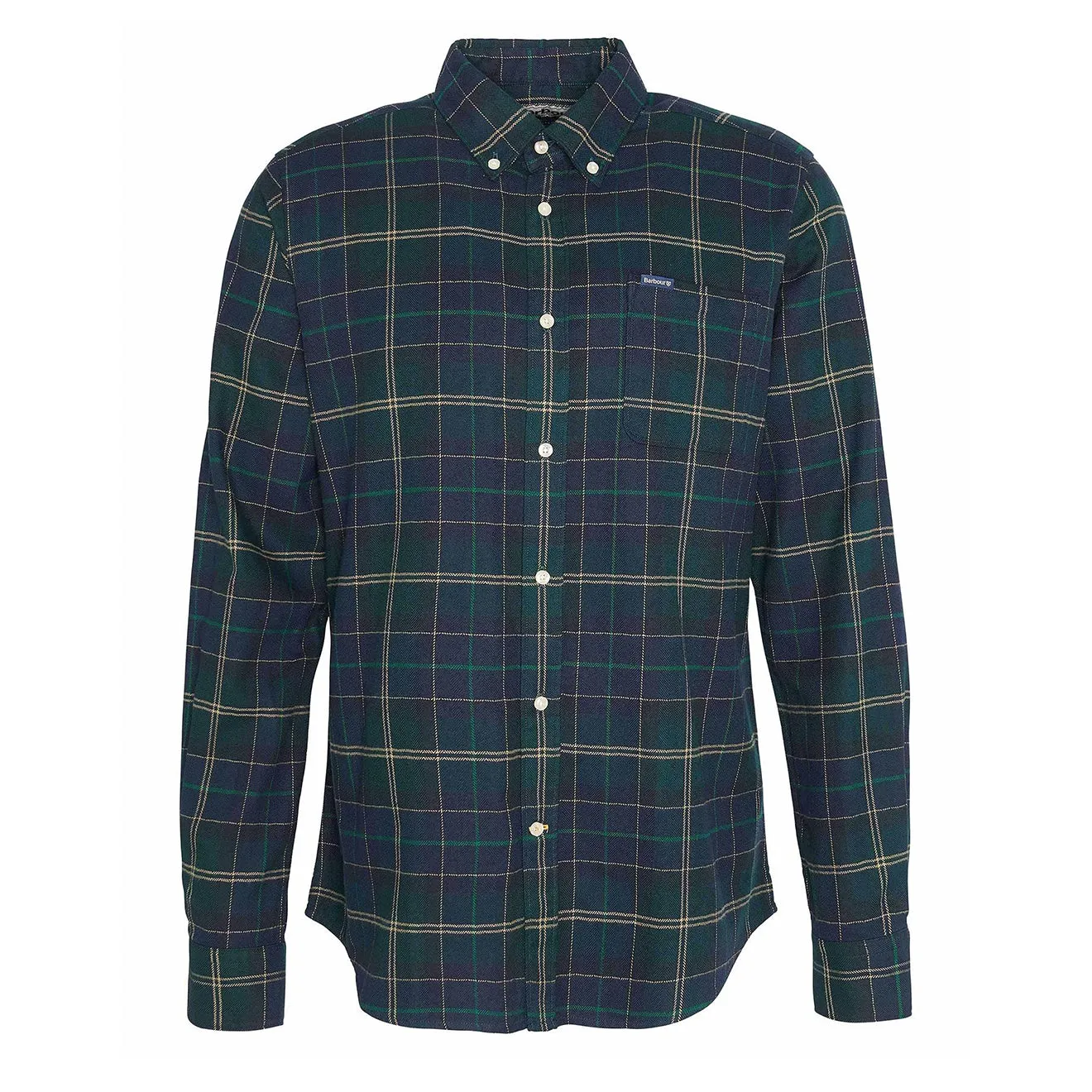 Barbour Kyeloch Chemise sur Mesure en Tartan Vert Loch Vêtements Barbour