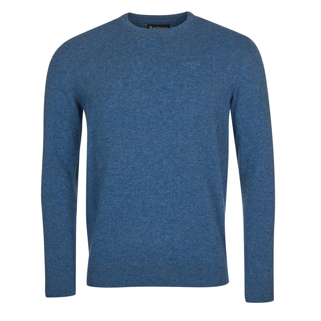 Barbour Maille essentielle en laine mérinos Denim Marl