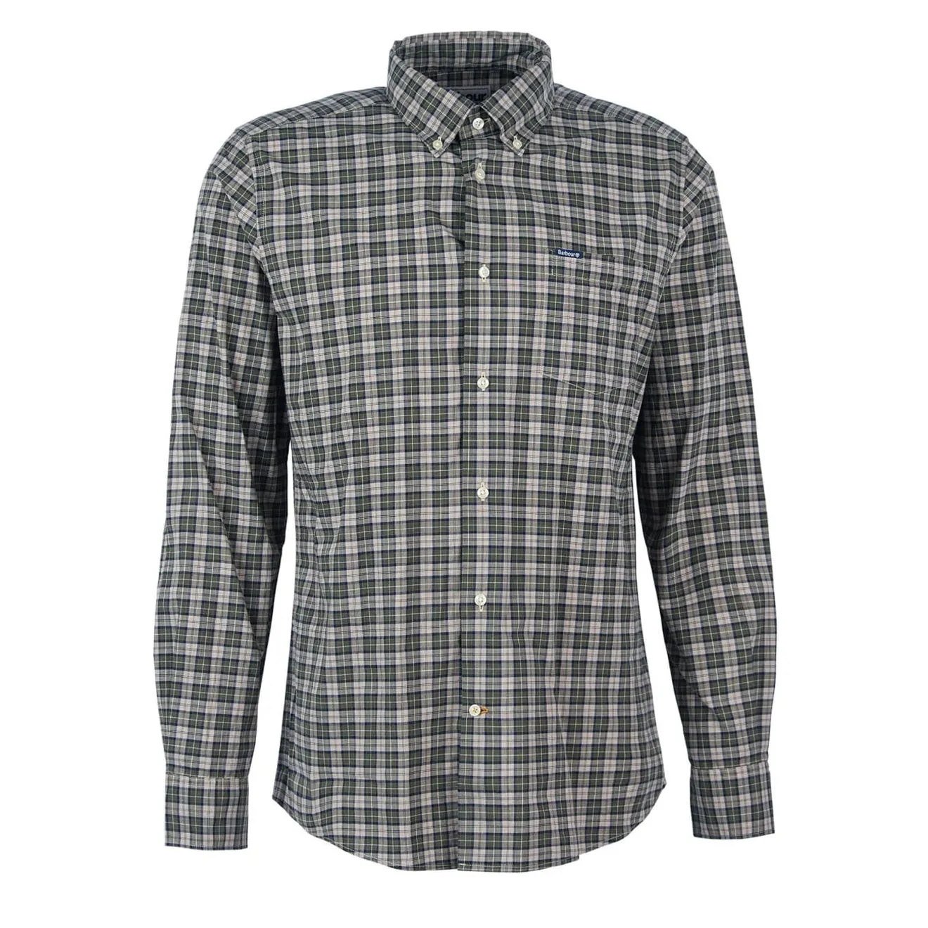 Chemise ajustée Barbour Lomond Brume forestière