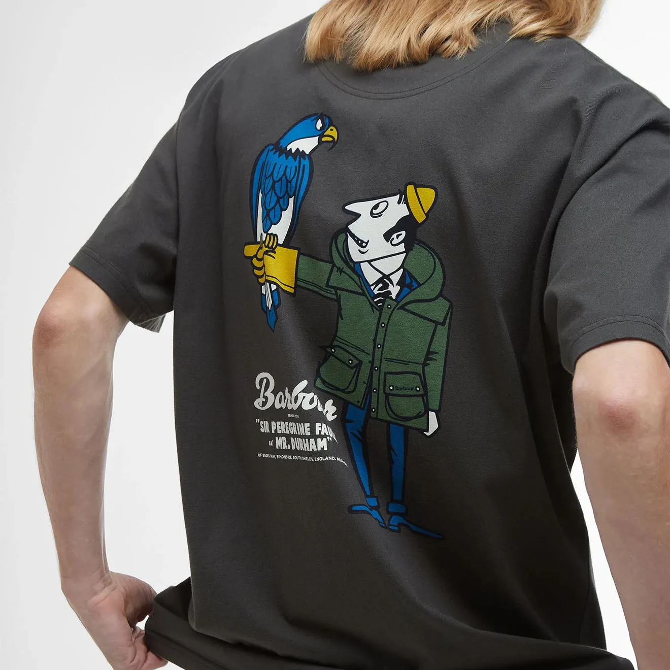 Barbour Newclyde T-Shirt graphique ajusté Sauge