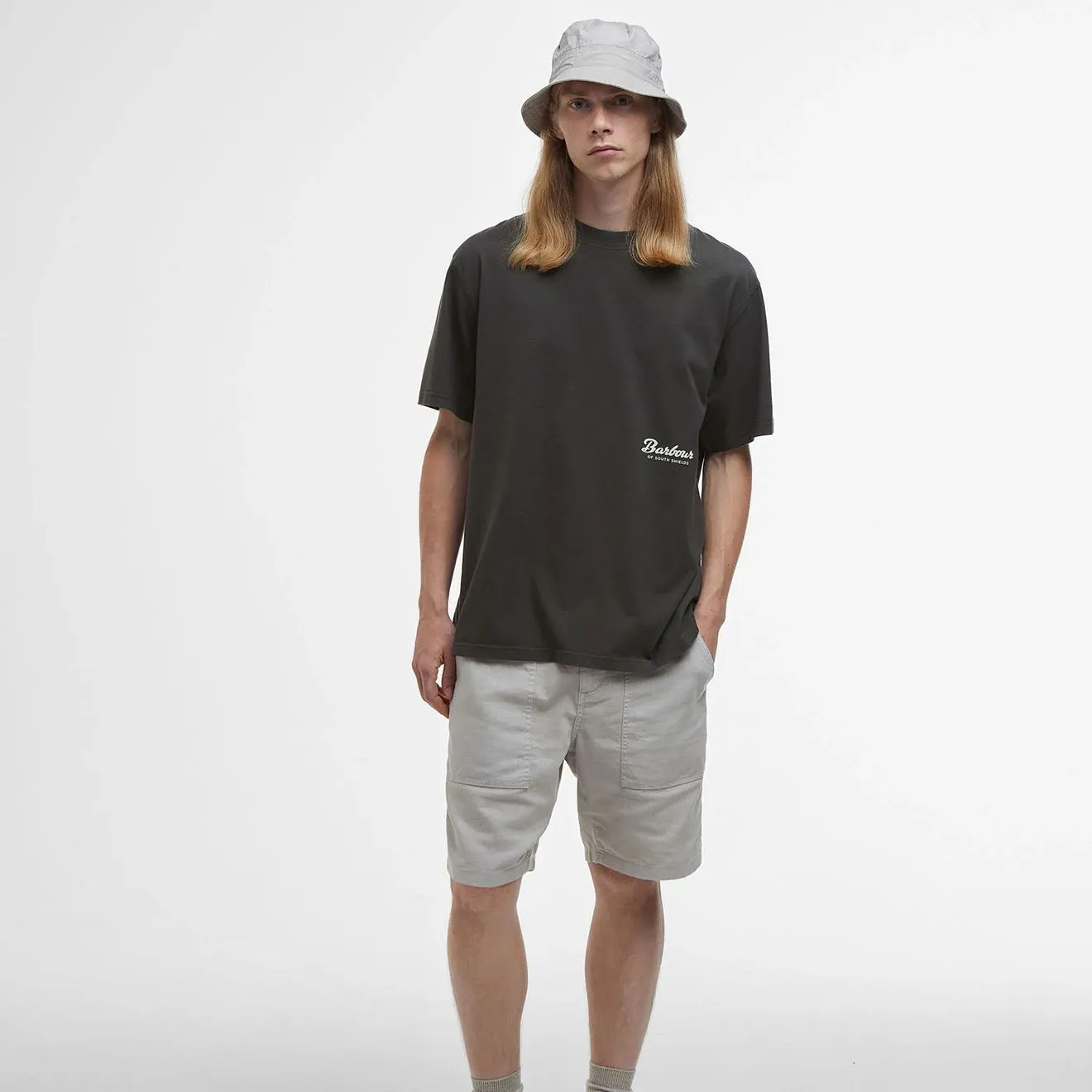 Barbour Newclyde T-Shirt graphique ajusté Sauge