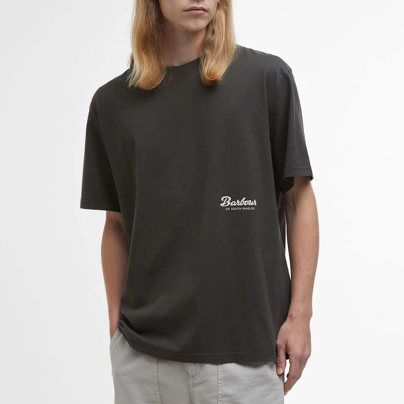 Barbour Newclyde T-Shirt graphique ajusté Sauge