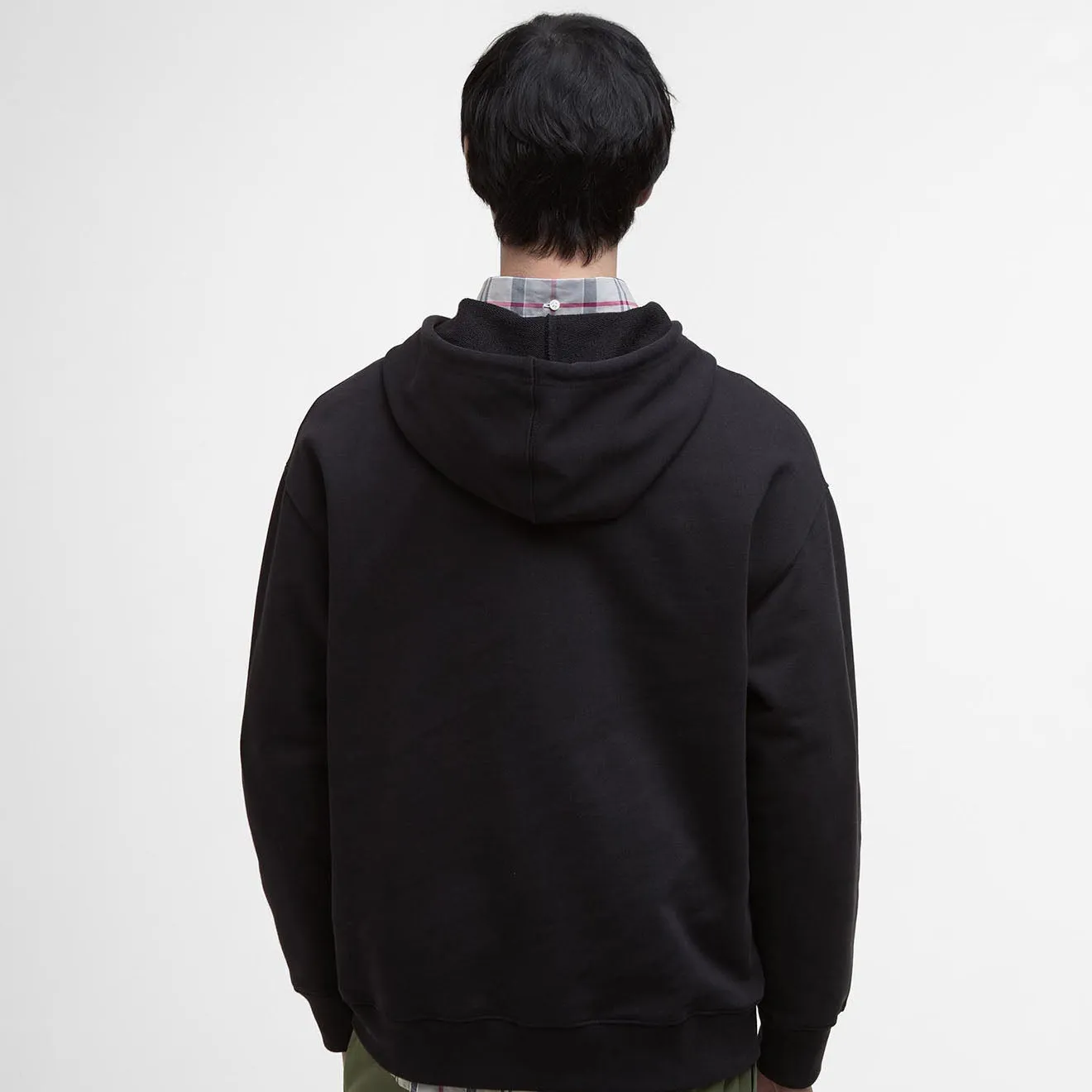Barbour Nicholas Fit Hoodie Noir Vêtements Barbour
