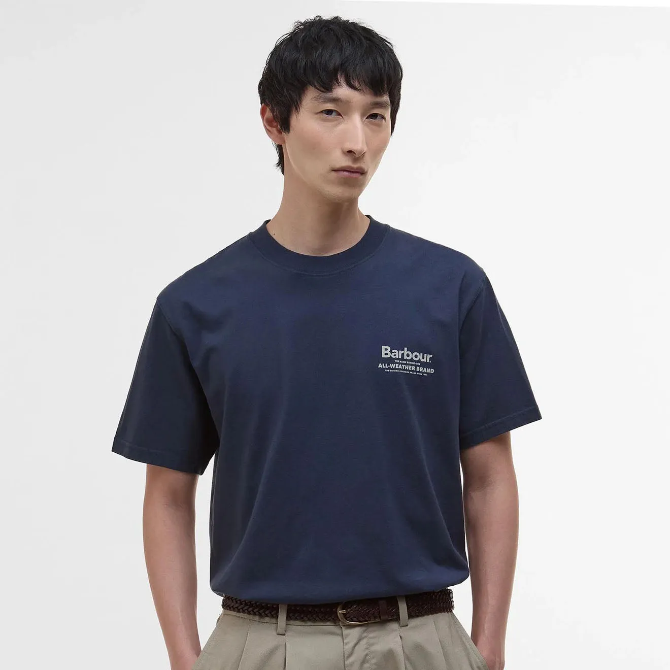T-shirt graphique extérieur Barbour - Marine