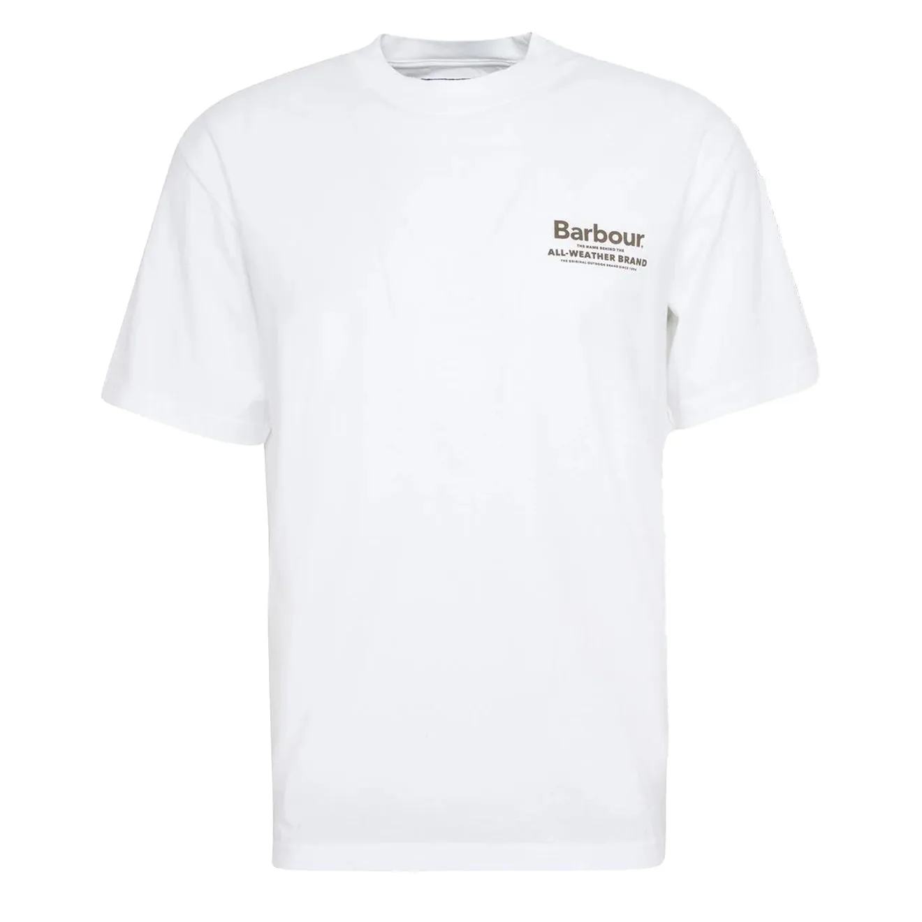 T-shirt graphique extérieur Barbour Blanc