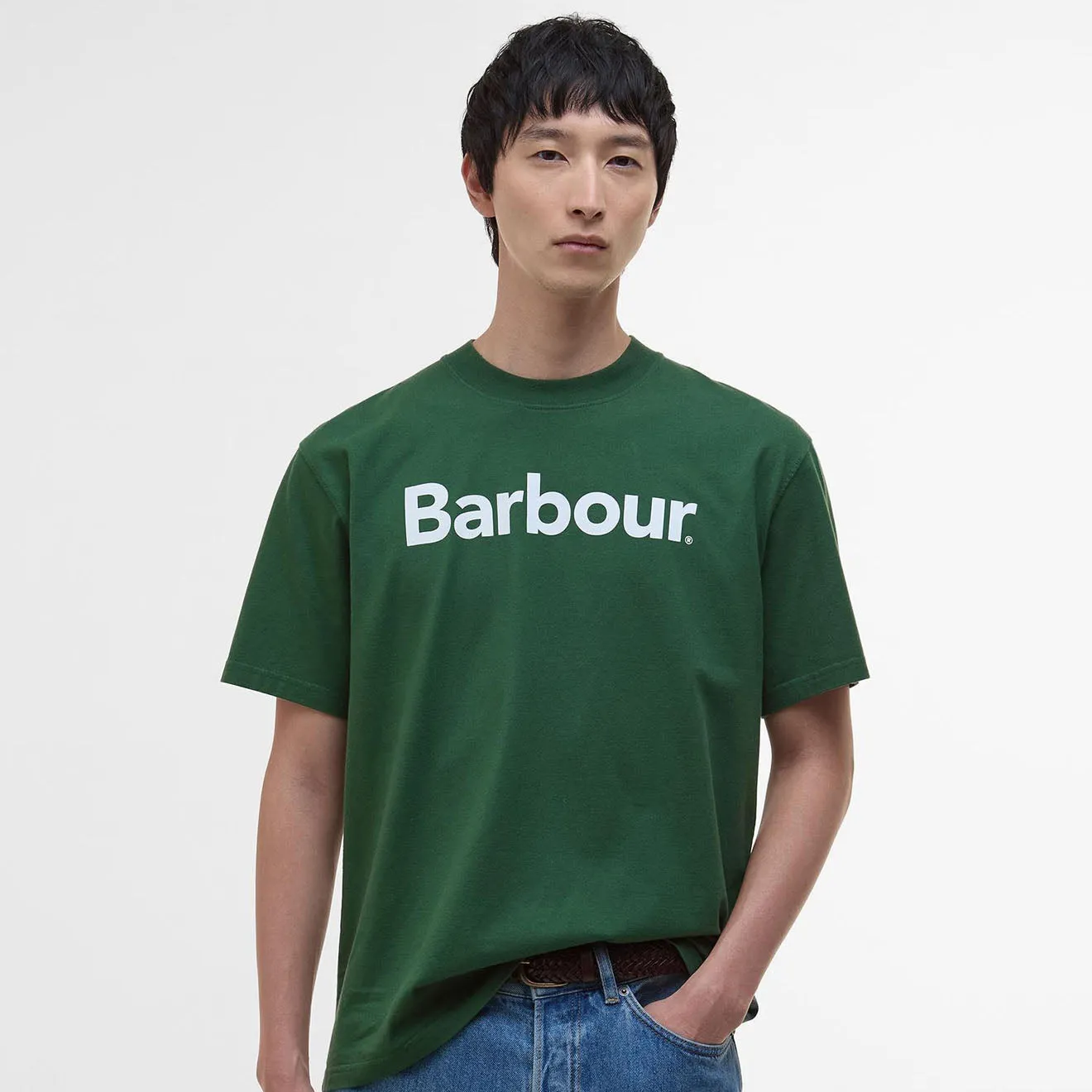 T-shirt Barbour Pensford Fit Vert Course
