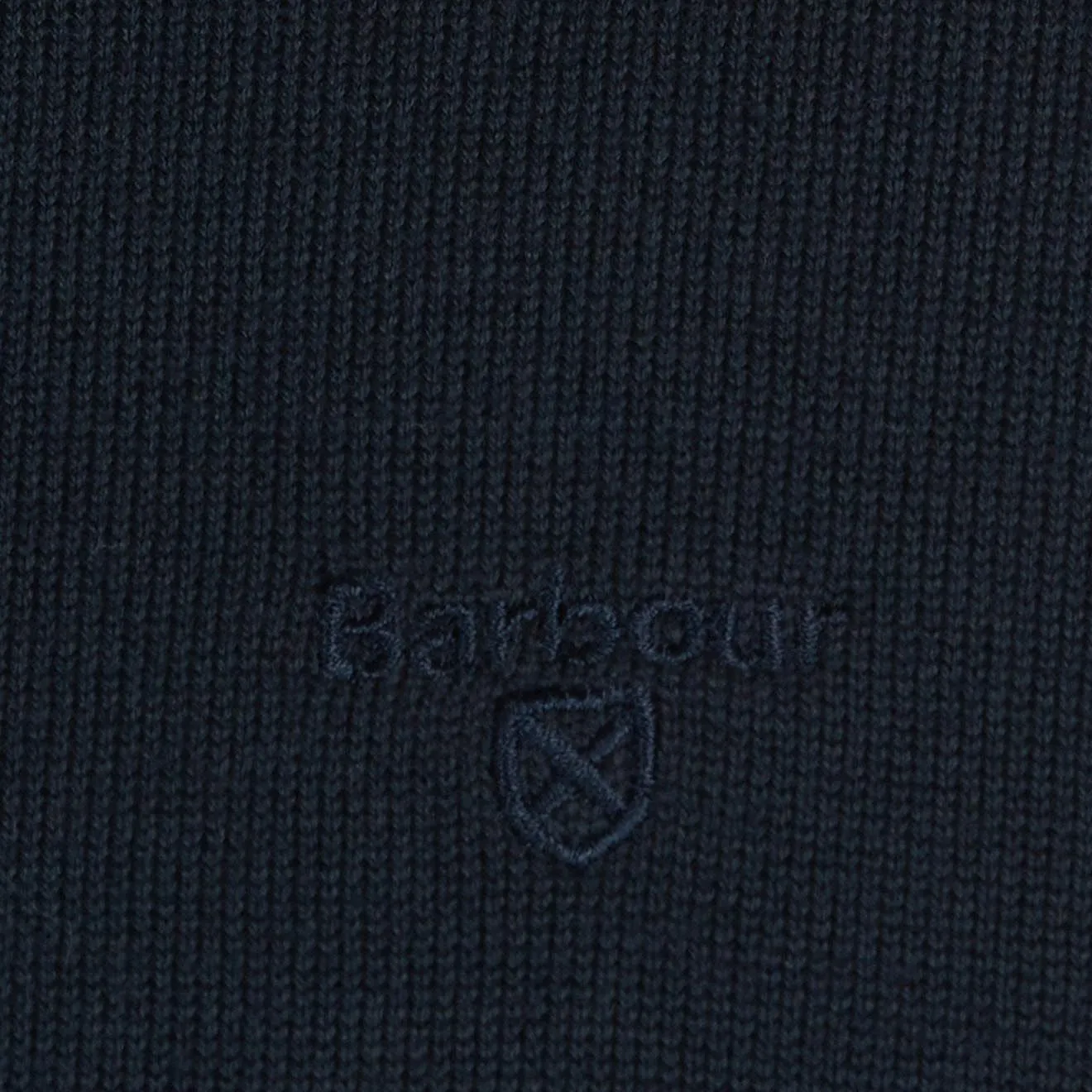 Barbour Pima Cotton Crew Neck Marine