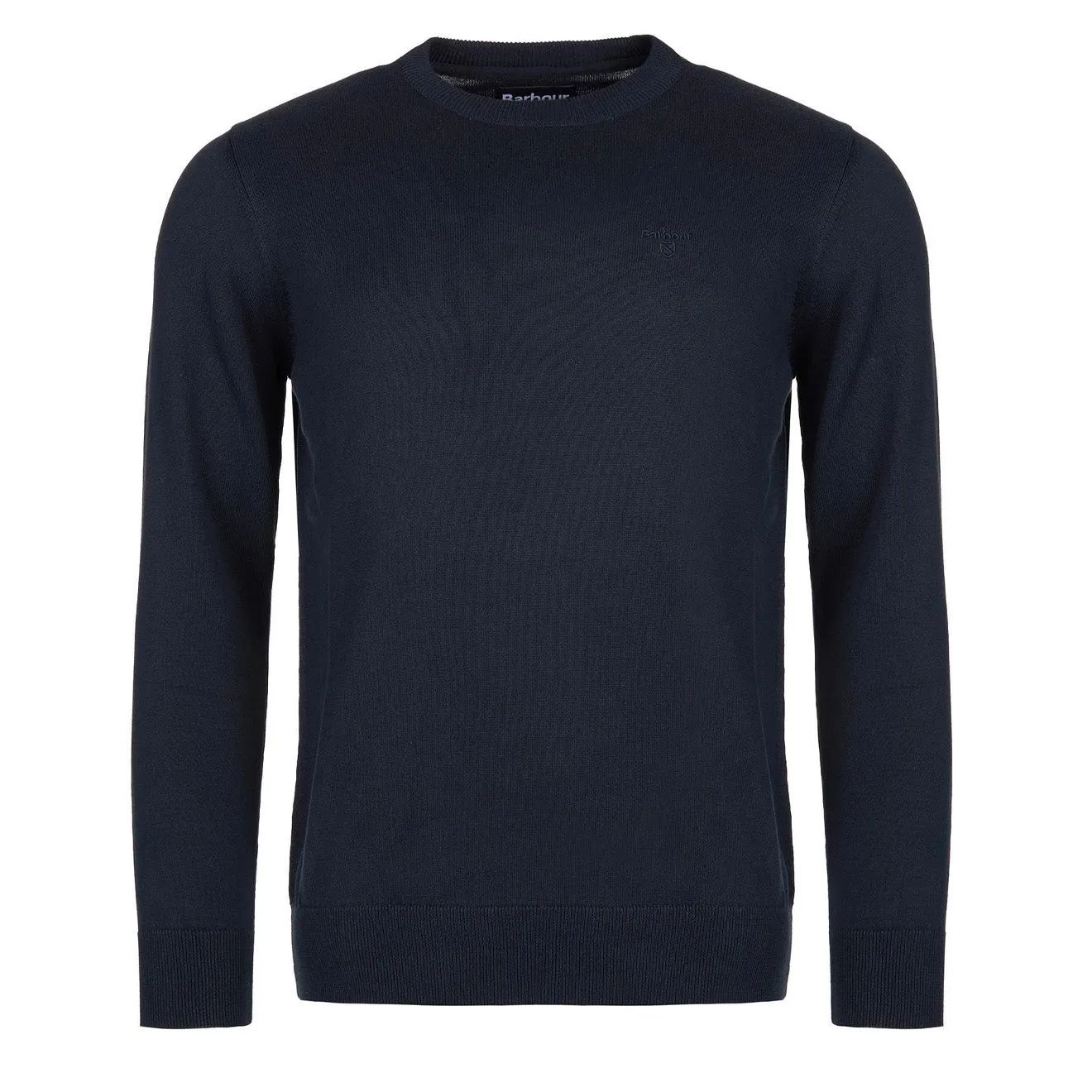 Barbour Pima Cotton Crew Neck Marine