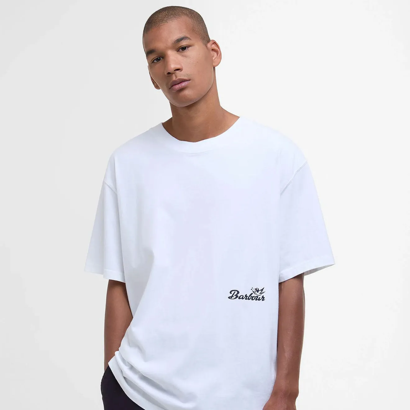 Barbour T-shirt graphique coupe Regence Blanc Vêtements Barbour