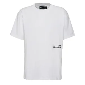 Barbour Regence Fit Graphic T-Shirt White Clothing Barbour