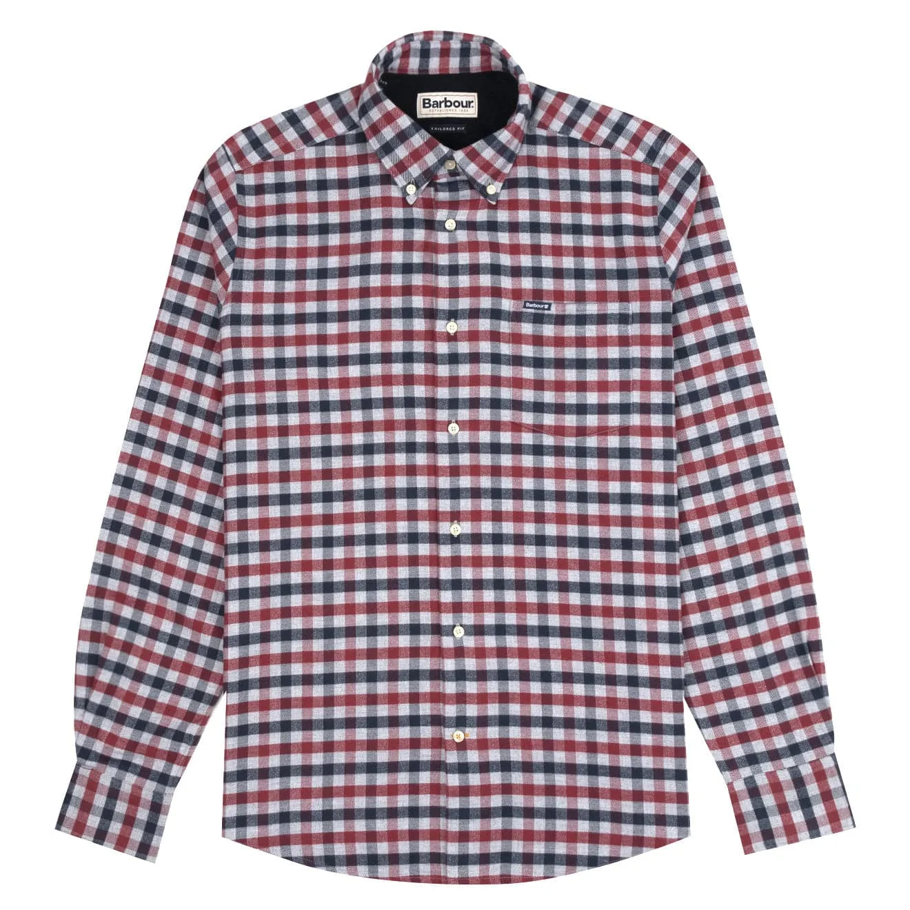Chemise sur mesure Barbour Roth Gris Chiné